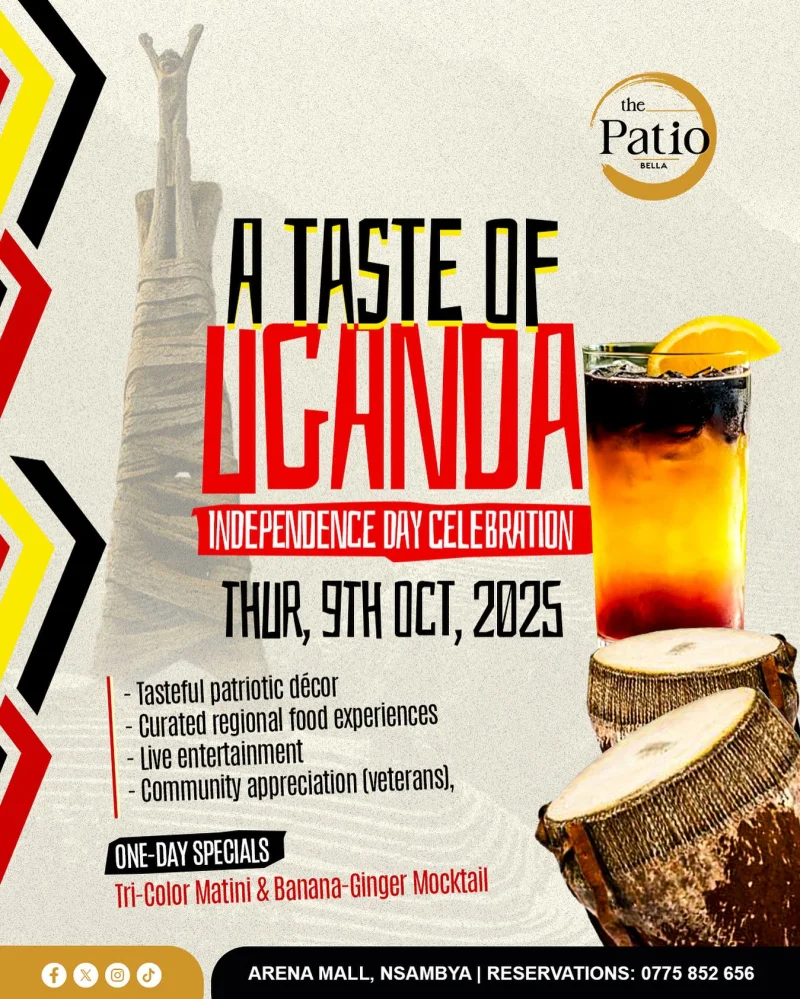 🇺🇬 A Taste of Uganda : Independence Day Celebration at The Patio Bella! 🇺🇬