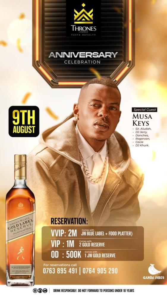 Thrones Lounge Anniversary Celebration ft. Musa Keys