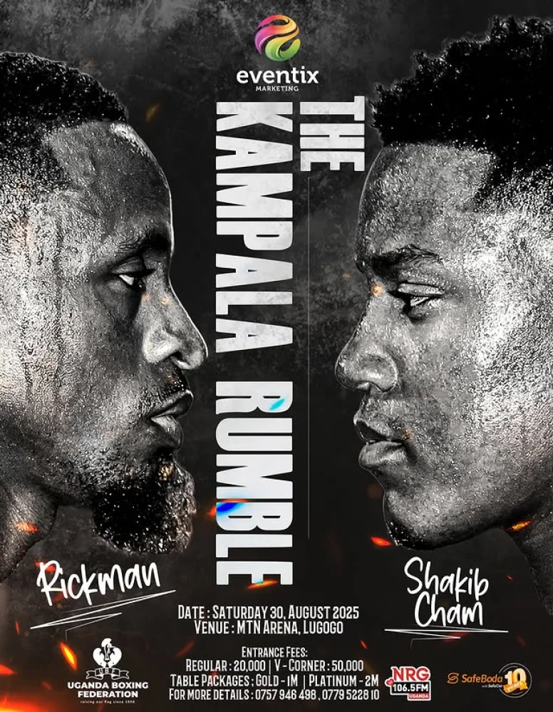 TheKampalaRumble Shakib Vs Rickman Boxing Match