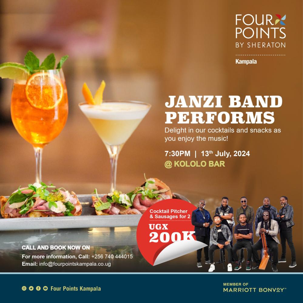 Janzi Band Performs at Four Points by Sheraton
