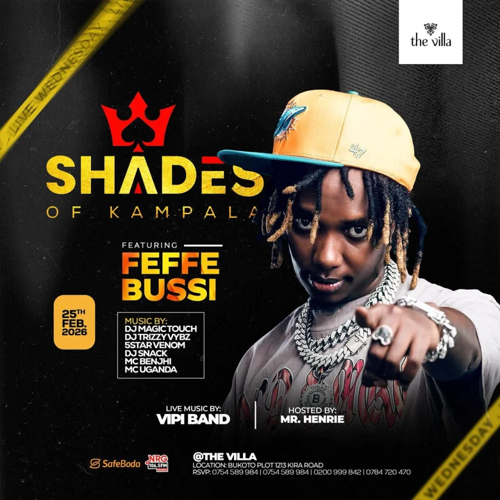 FEFFE BUSSI live at the Villa this Wednesday alongside Vipi Band