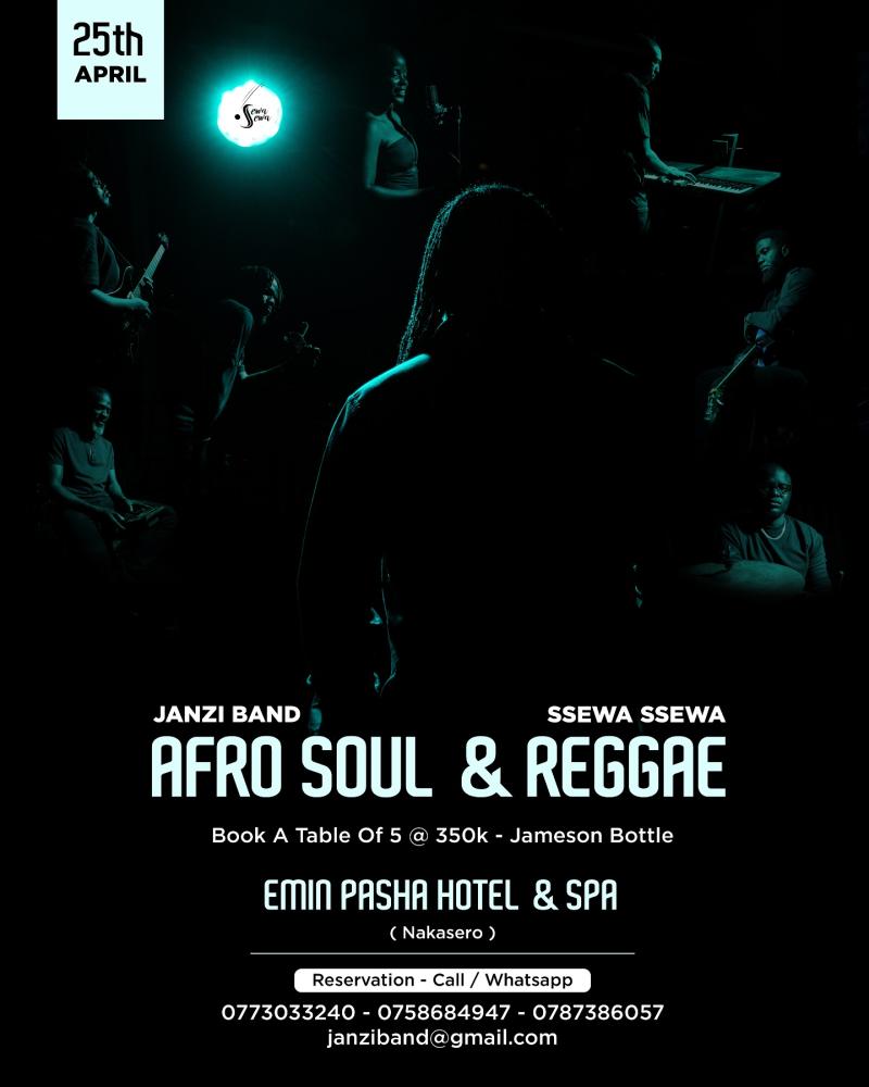 Janzi Band: Afro Soul & Reggae ft Ssewa Ssewa