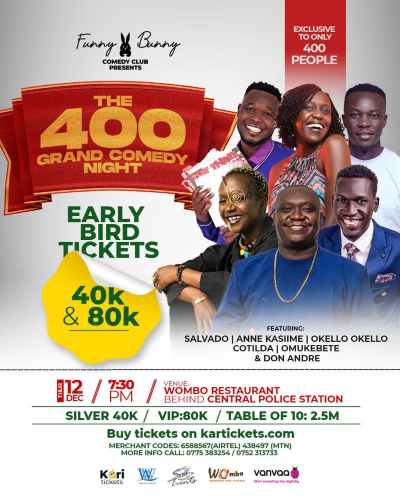 The 400 Grand Comedy Night