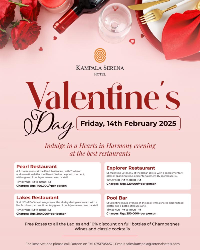 Valentines Day at Kampala Serena Hotel