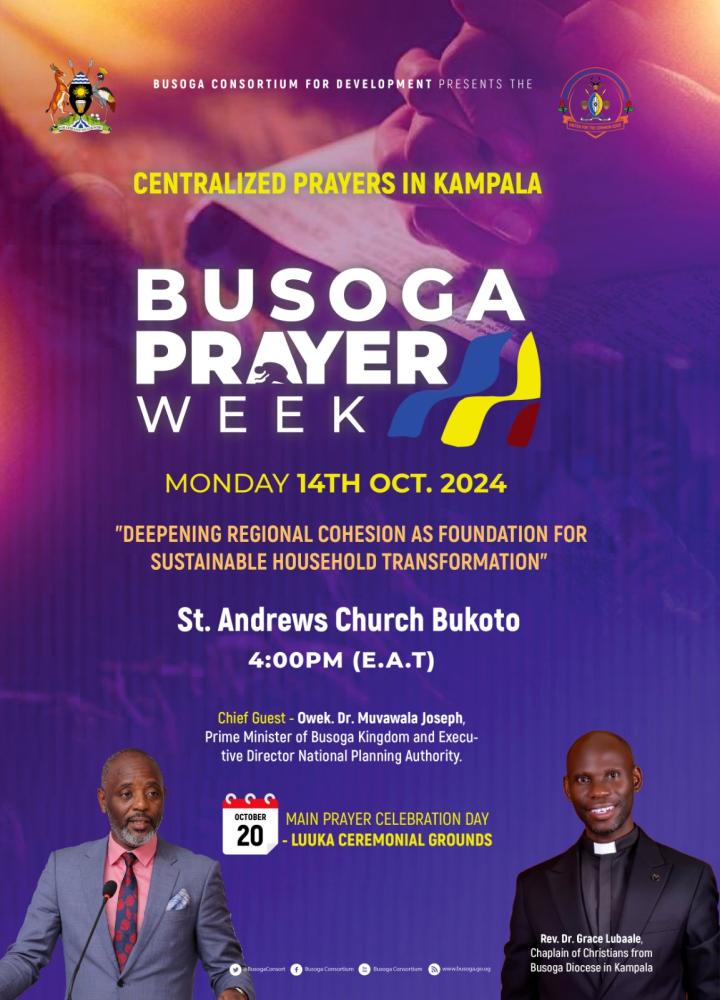 Busoga Prayer Week: Centralized Prayers in Kampala