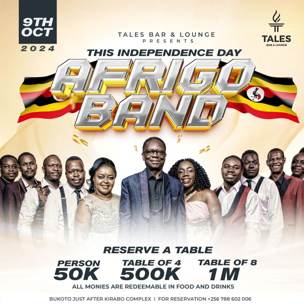Afrigo Band Live at Tales Bar & Lounge