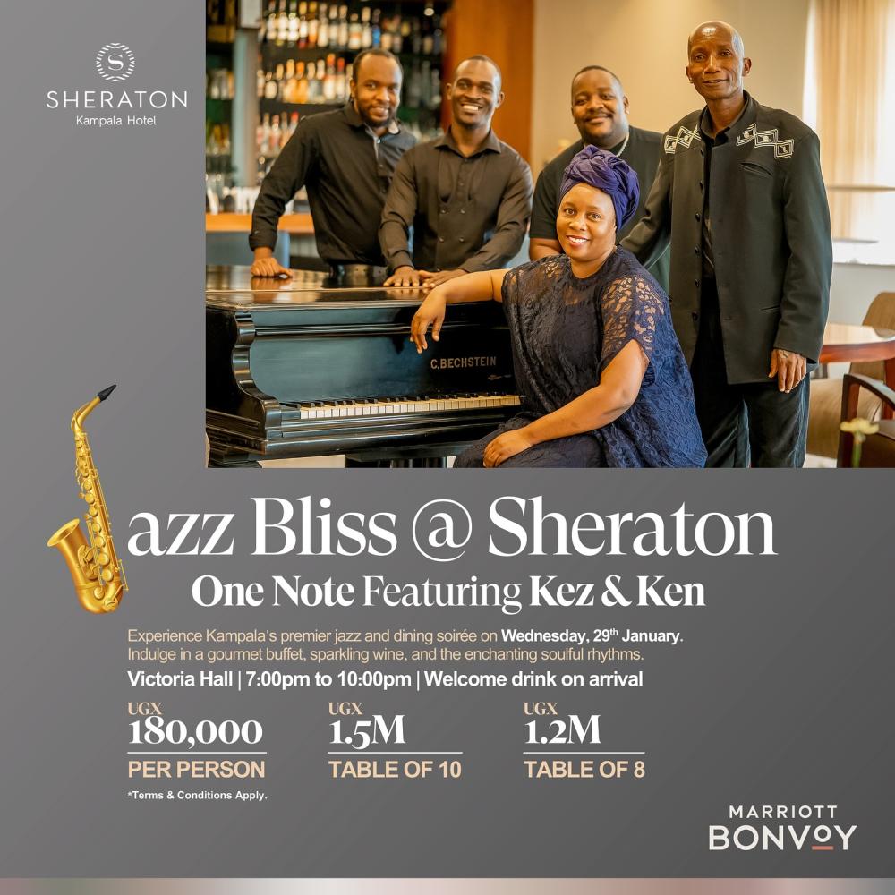 Jazz Bliss at Sheraton: One Note featuring Kez & Ken