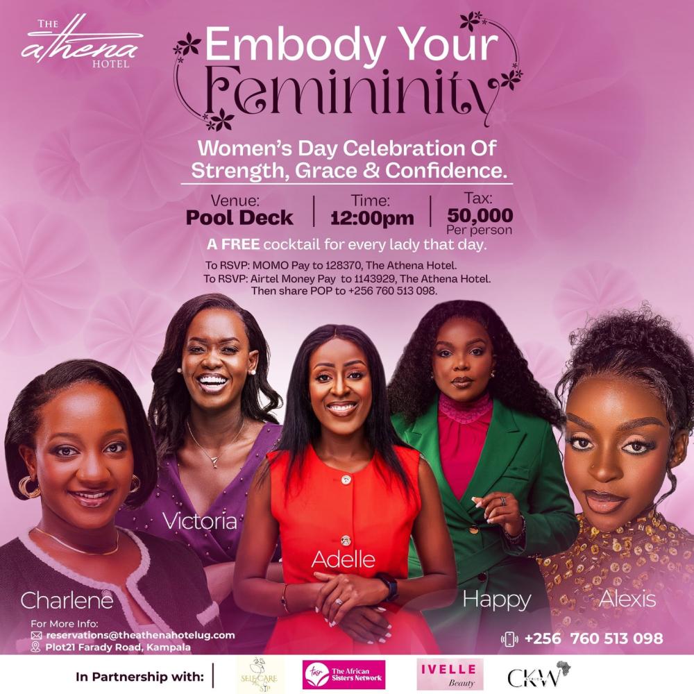 Embody Your Femininity: Women's Day Celebration of Strength, Grace & Confidence