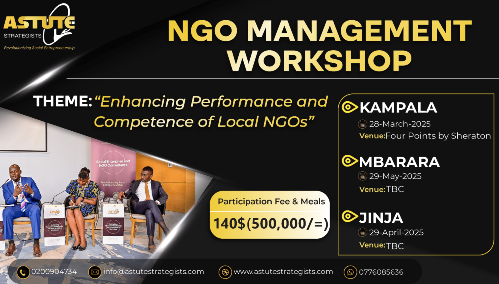 NGO Management Workshop 🌍