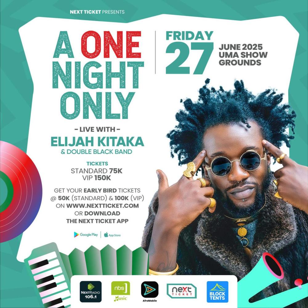 A ONE NIGHT ONLY experience with Elijah Kitaka