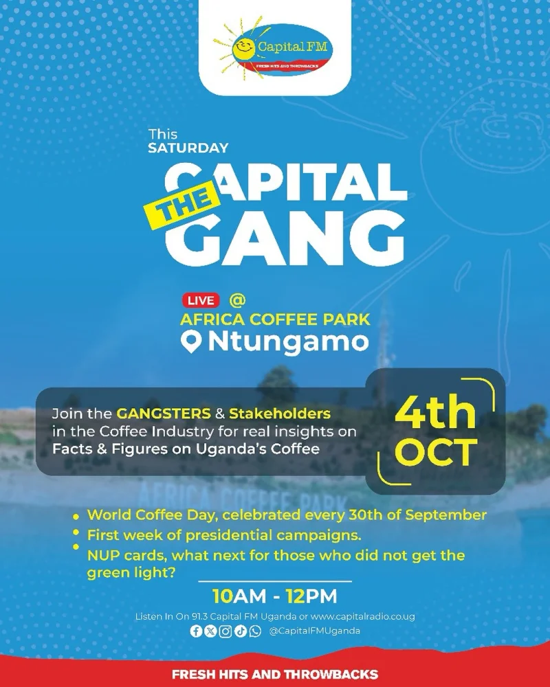  TheCapitalGang  live from Africa Coffee Park