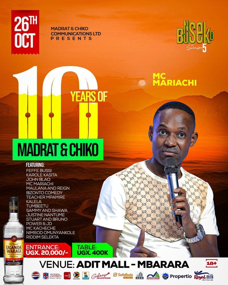 10 Years of Madrat & Chiko - Mbarara
