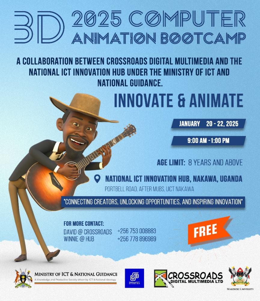 2025 3D Computer Animation Bootcamp!