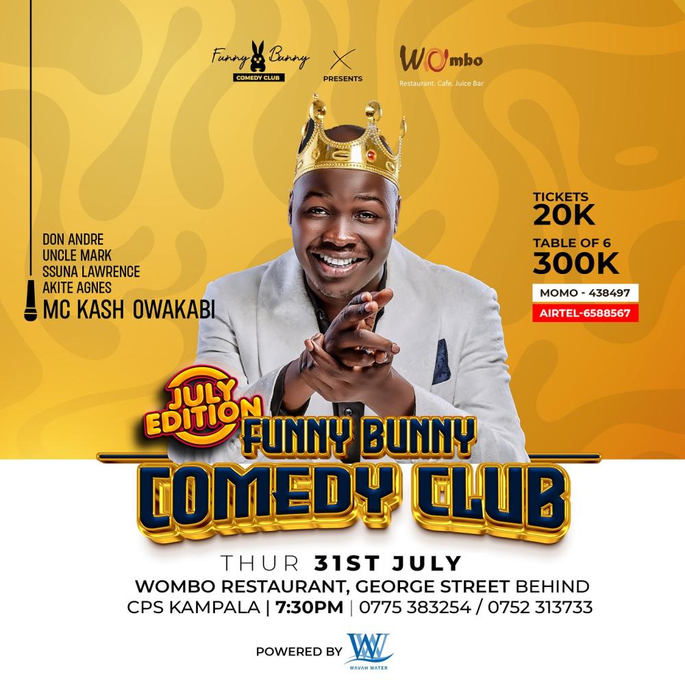 Funny Bunny Comedy Club July Edition