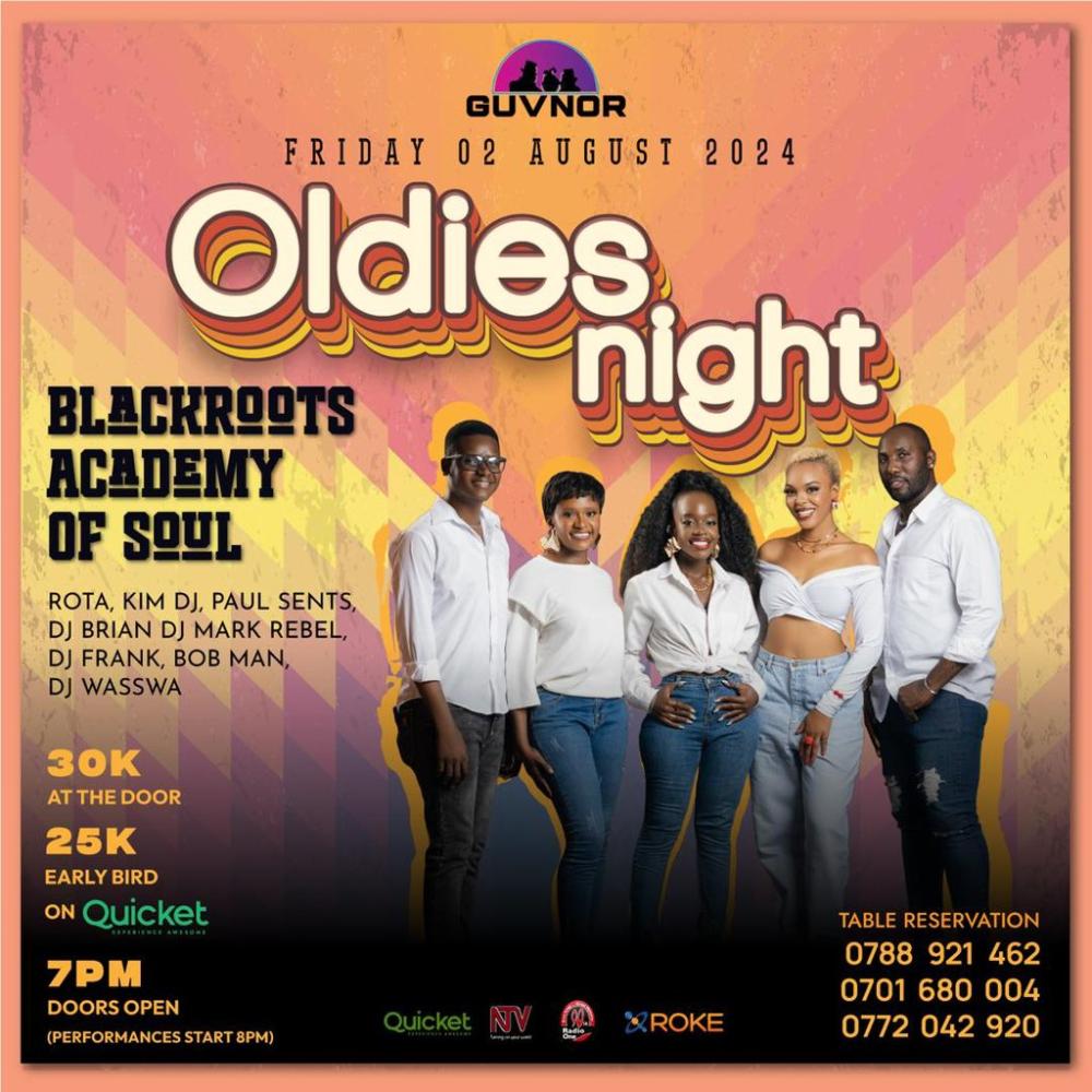 Oldies Night at Guvnor ft. Blackroots Academy of Soul 