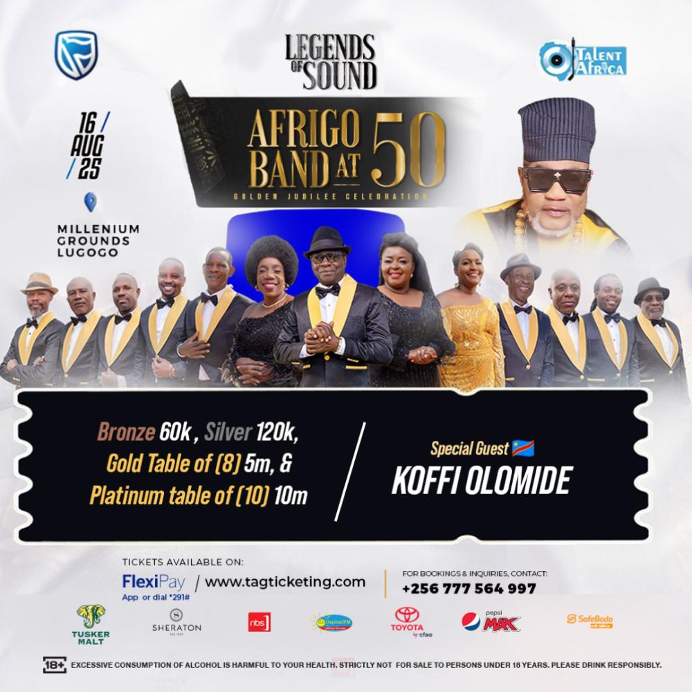 Afrigo Band 50-year anniversary celebration concert