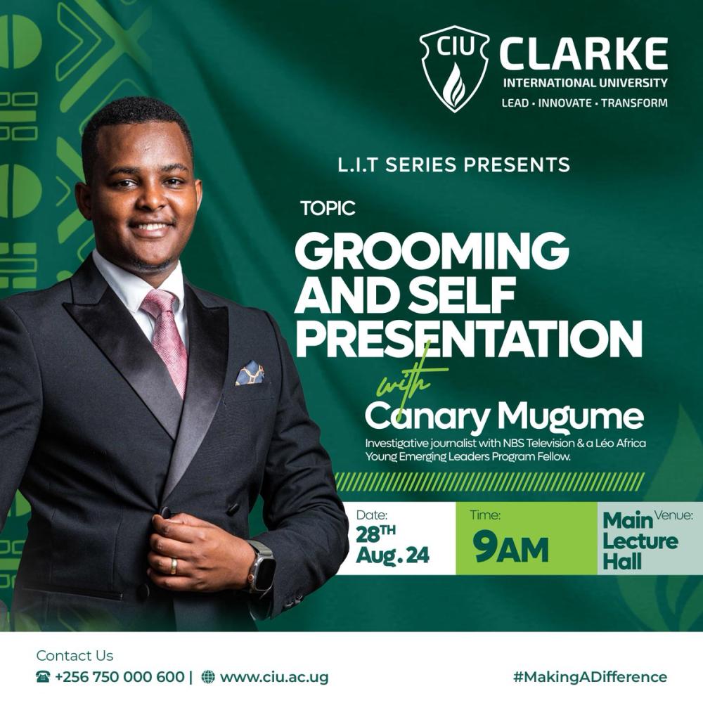 Grooming and Self-Presentation with Canary Mugume