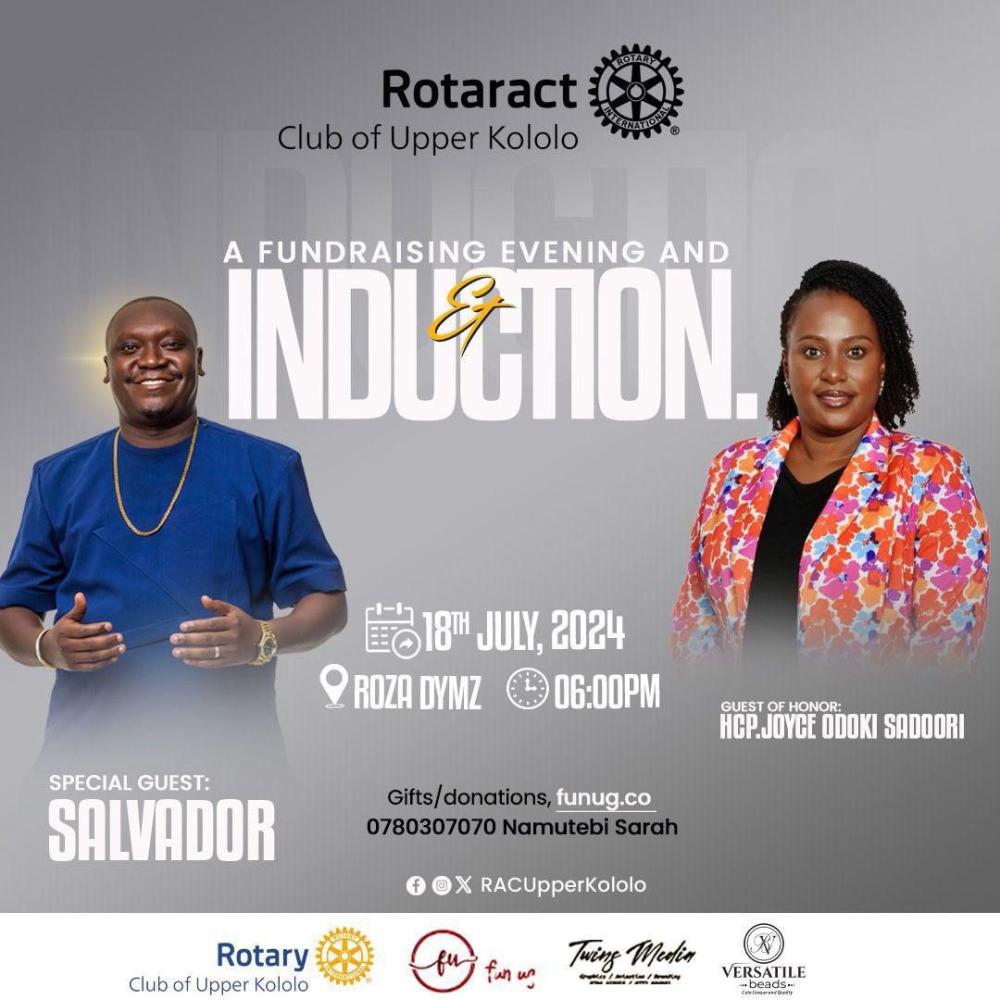 A Fundraising Event and Induction by Rotaract Club of Upper Kololo