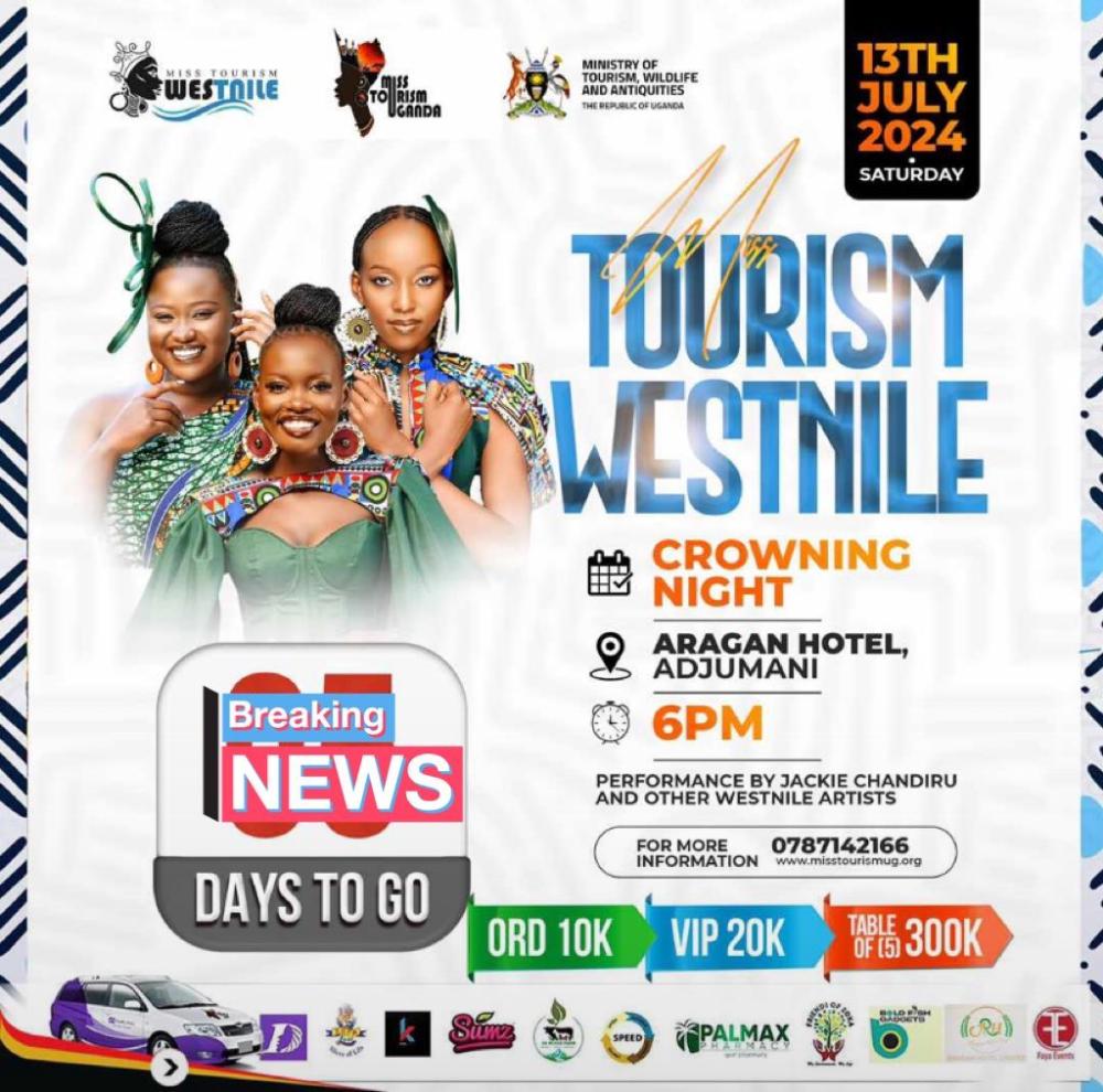 Miss Tourism West Nile Crowning Moment