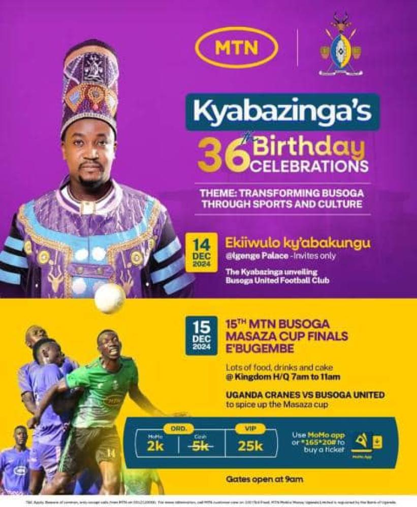 Kyabazinga's 6th Birthday Celebrations