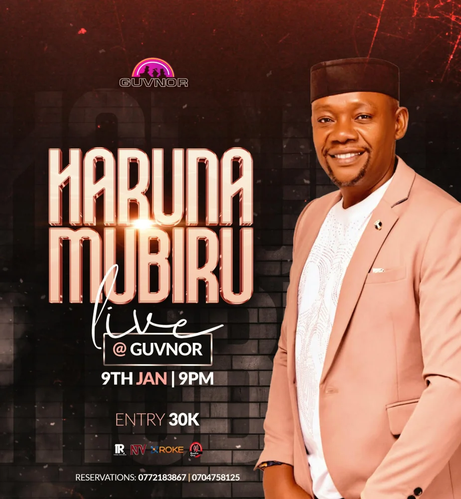 Haruna Mubiru Live at Guvnor