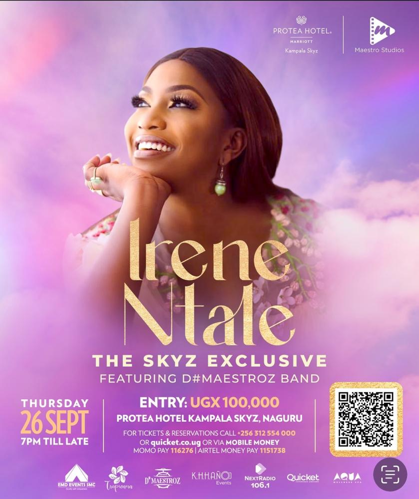 Irene Ntale: The Skyz Exclusive Show Ft. D'Maestroz Band