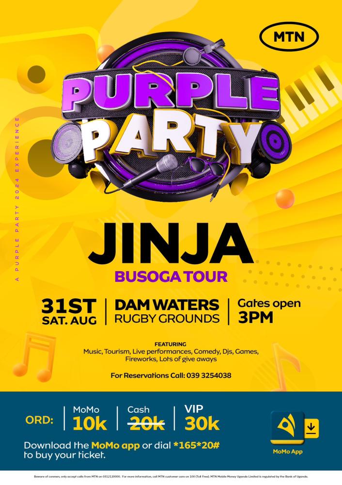 Purple Party Jinja