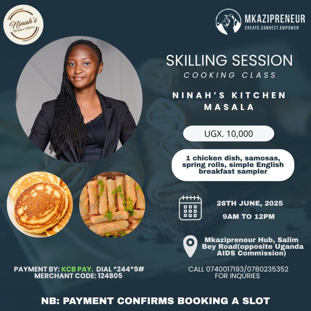 Skilling Session: Cooking Class. Ninas Kitchen Masala