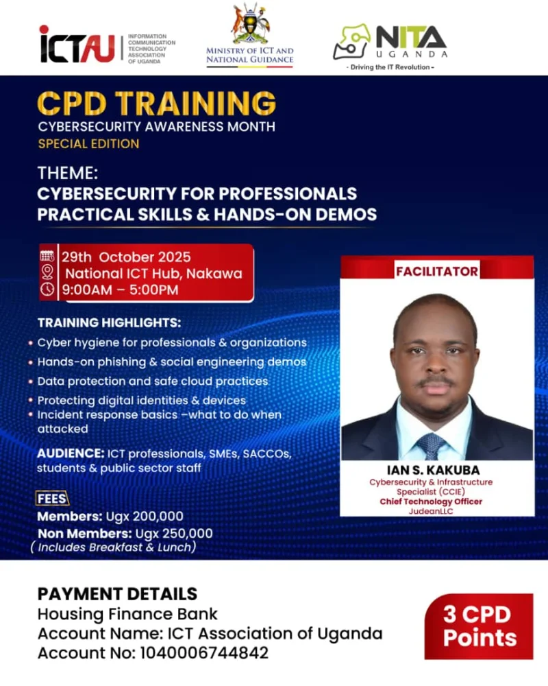 CPD Training Cybersecurity Awareness Month