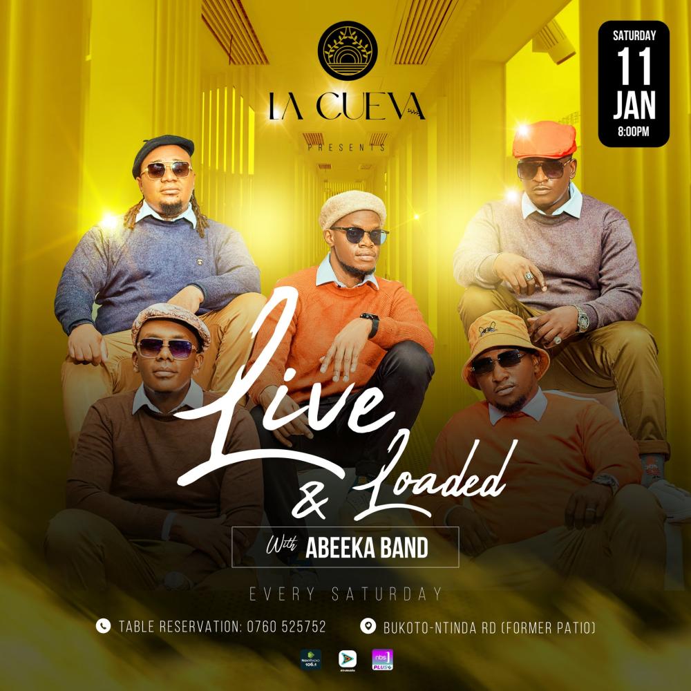 La Cueva Presents Live & Loaded with Abeeka Band