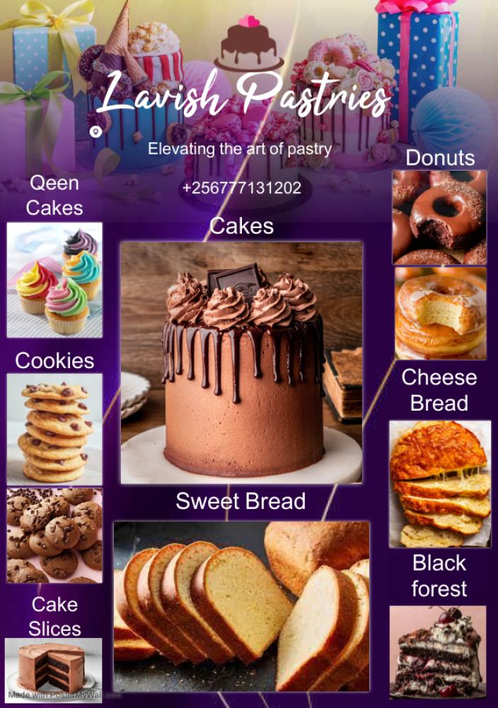 Lavish pastries 